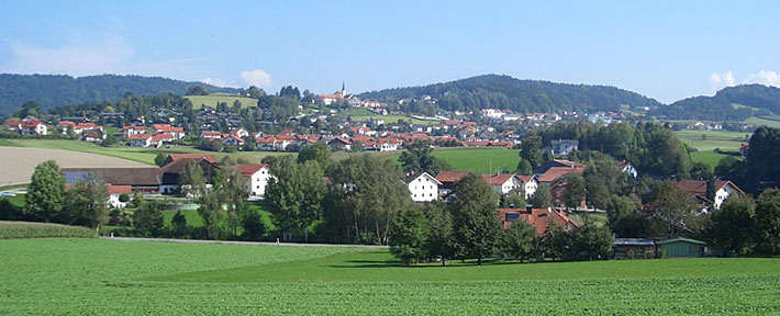 Anfahrt nach Grafenau im Bayerischen Wald