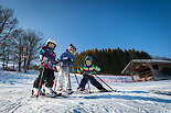 Skikurs für Kinder im Bayerischen Wald
